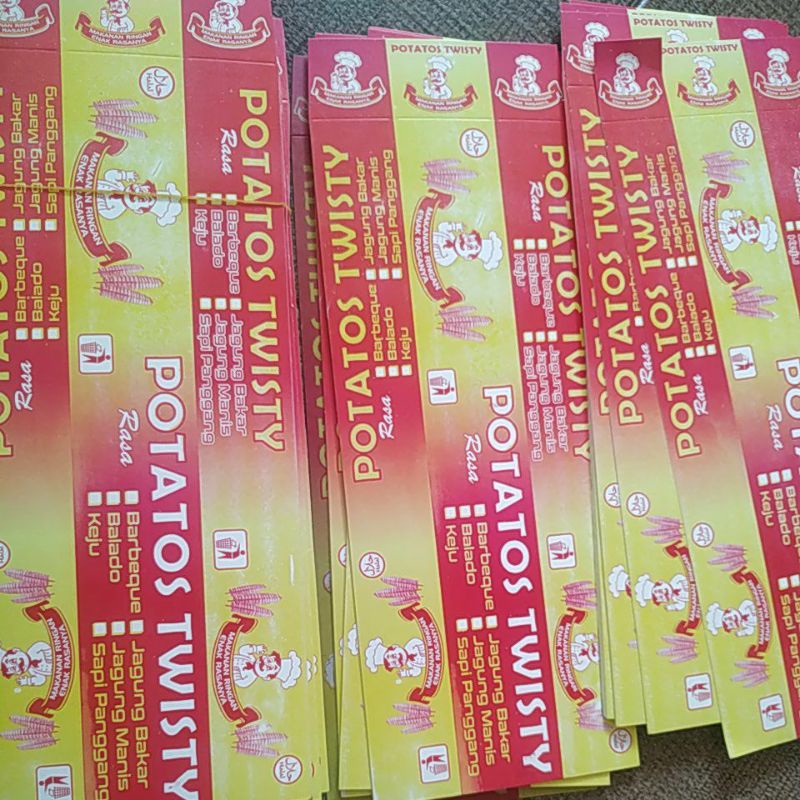 

kertas POTATOES/kentang ulir 50lembar