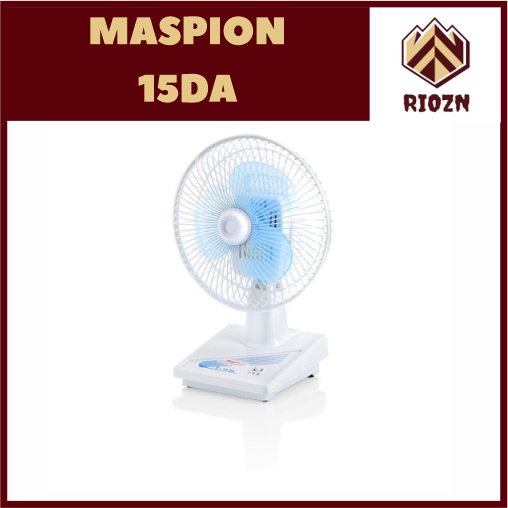Desk Fan Maspion 6" F-15DA | Kipas angin duduk meja 6 in F15DA F 15 DA