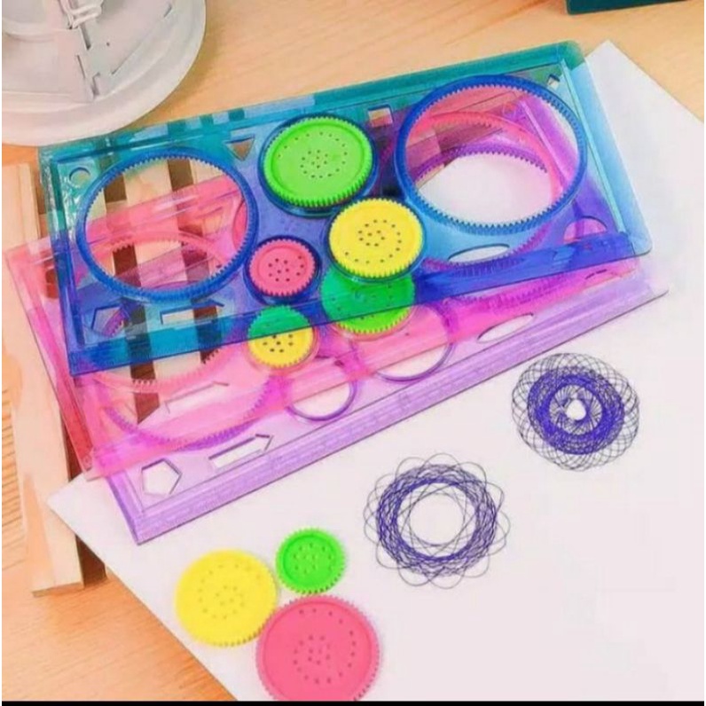 

PENGGARIS ROTARY MAGIC RULER/PENGARIS BENTUK BUNGA