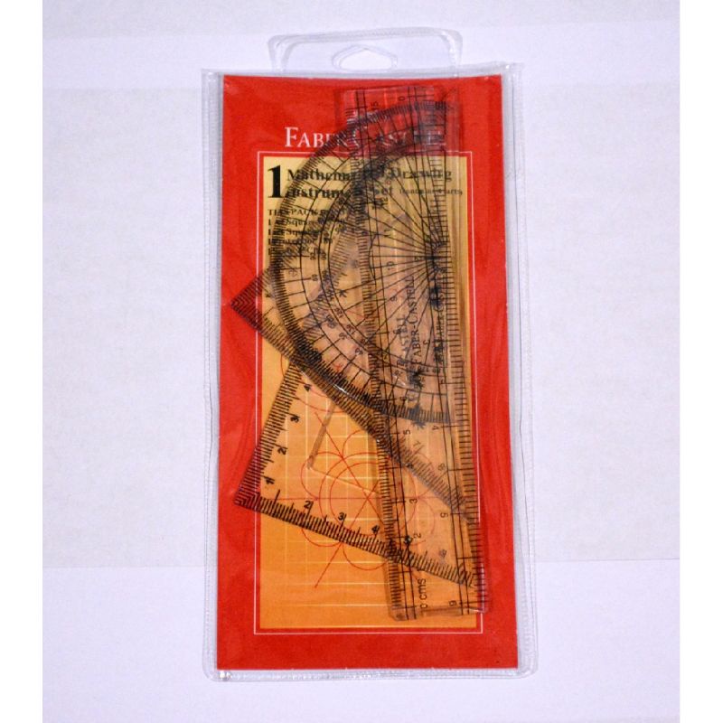 

Garisan Set/Penggaris Set Faber-Castell per 1 set