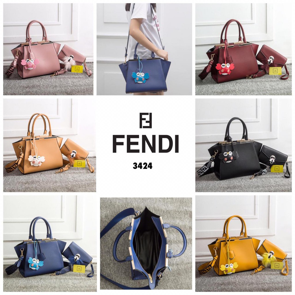 Fendi 3jours Office Bag 3424 DEN TAS SELEMPANG TAS BRANDED  TAS BATAM TAS WANITA BATAM TAS IMPORT