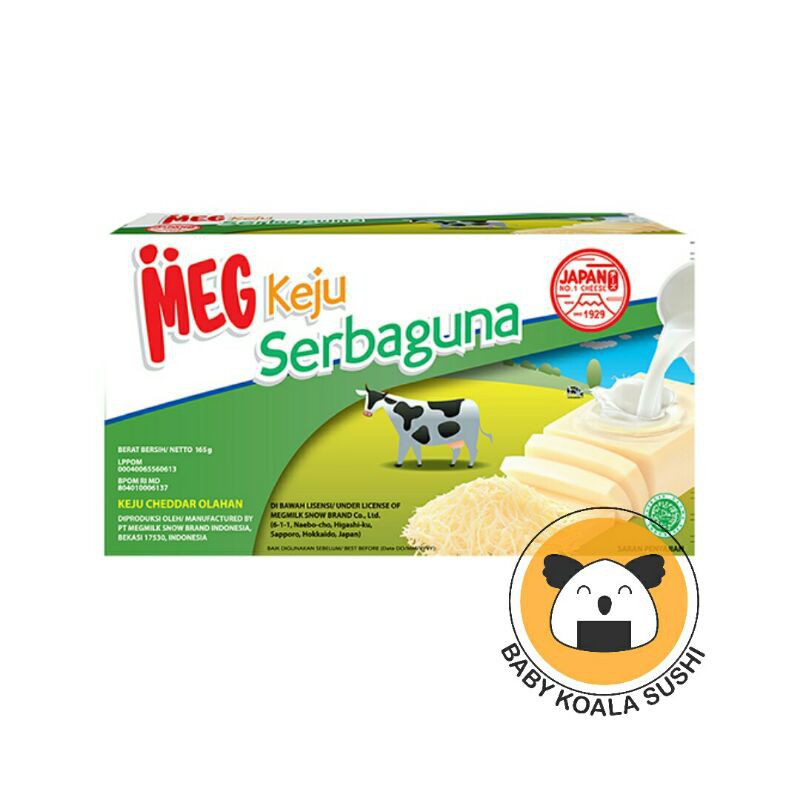 MEG CHEESE Keju Serbaguna 165 g  Halal