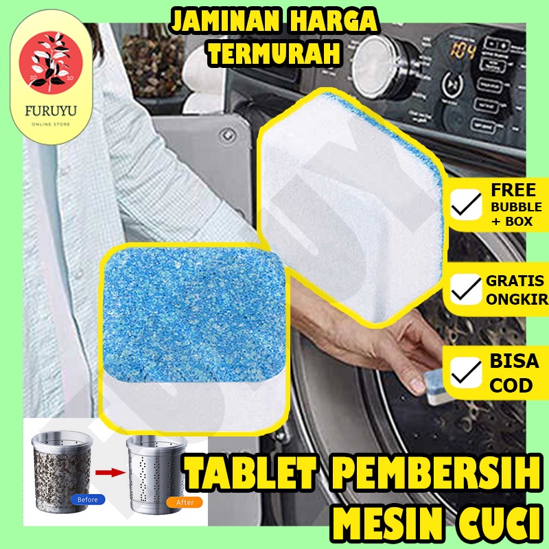 Tablet Pembesih Mesin Cuci / Sabun Pencuci Tabung Mesin Cuci Ampuh