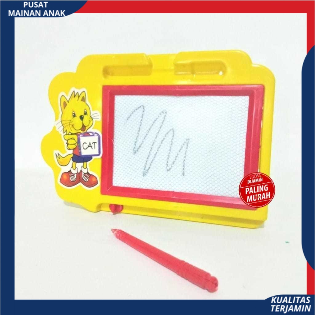 Mainan Anak Drawing Board Magnetic Papan Tulis Magnetik Hapus Gambar Edukasi belajar dan bermain