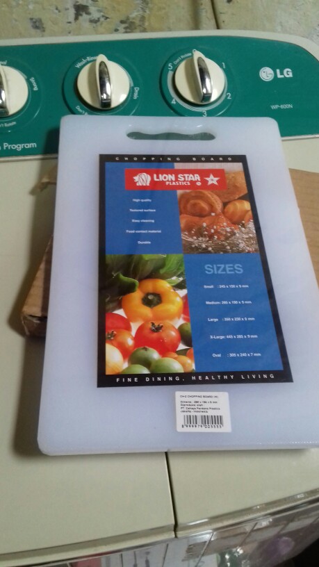 Talenan Plastik / Chopping Board Size M Ch-2 Lion Star