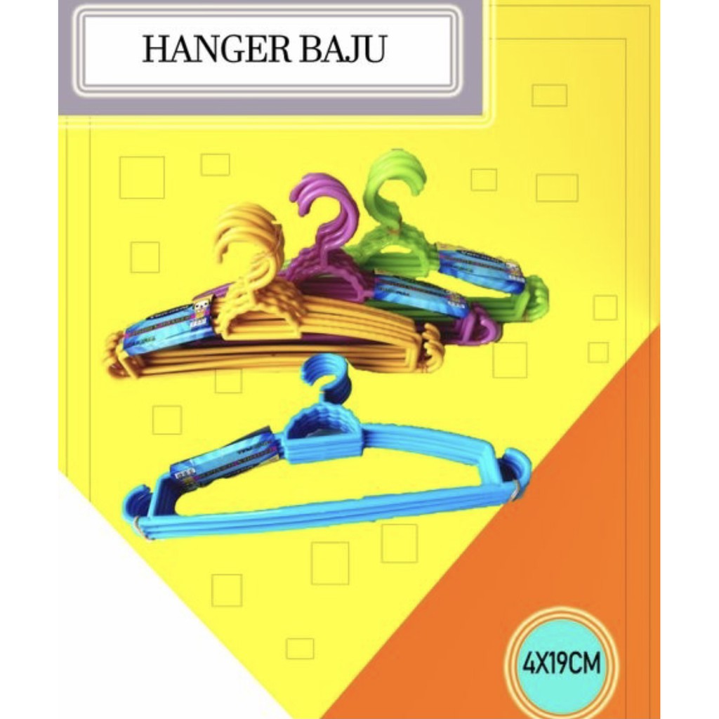 HANGER BAJU /1pcs GANTUNGAN BAJU BULAT WARNA WARNI