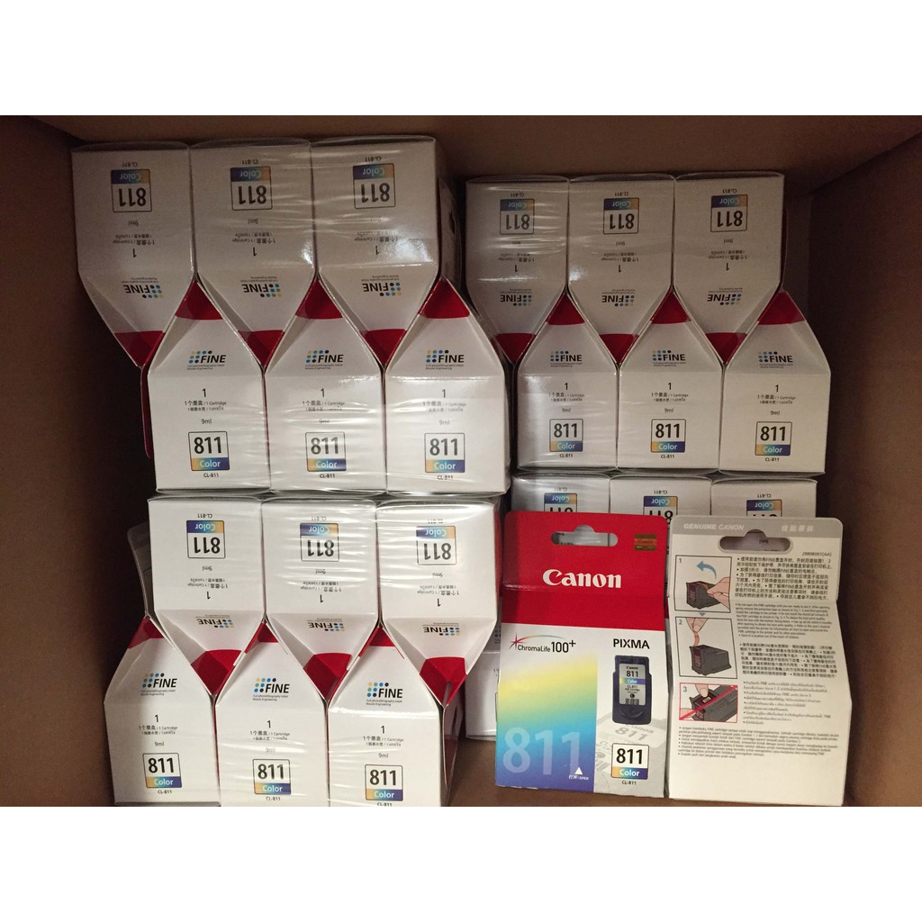 Cartridge Ori Canon CL 811 ⅵ☙ Original ink Catridge CL811 Color/Colour/Warna Baru