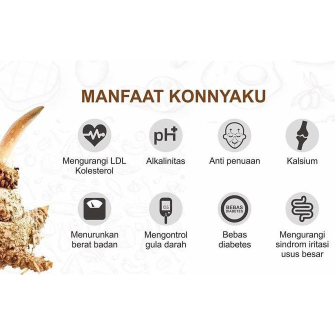 

BERAS- SHIRATAKI KONNYAKU RICE KECIL - 250G / BERAS KONYAKU -UNGGULAN.