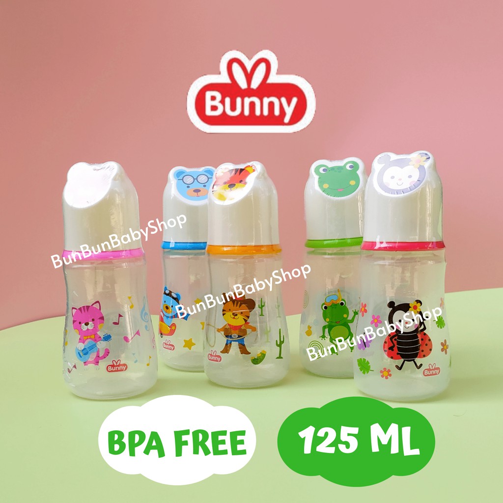 Botol Susu Lusty Bunny Motif Lucu Murah Perlengkapan Bayi Baru Lahir BPA FREE Peralatan makan Baby