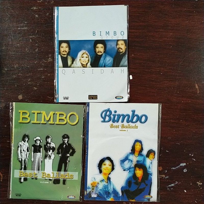 VCD Original Bimbo Qasidah/Best Ballads V1,2. Religi Qosidah.
