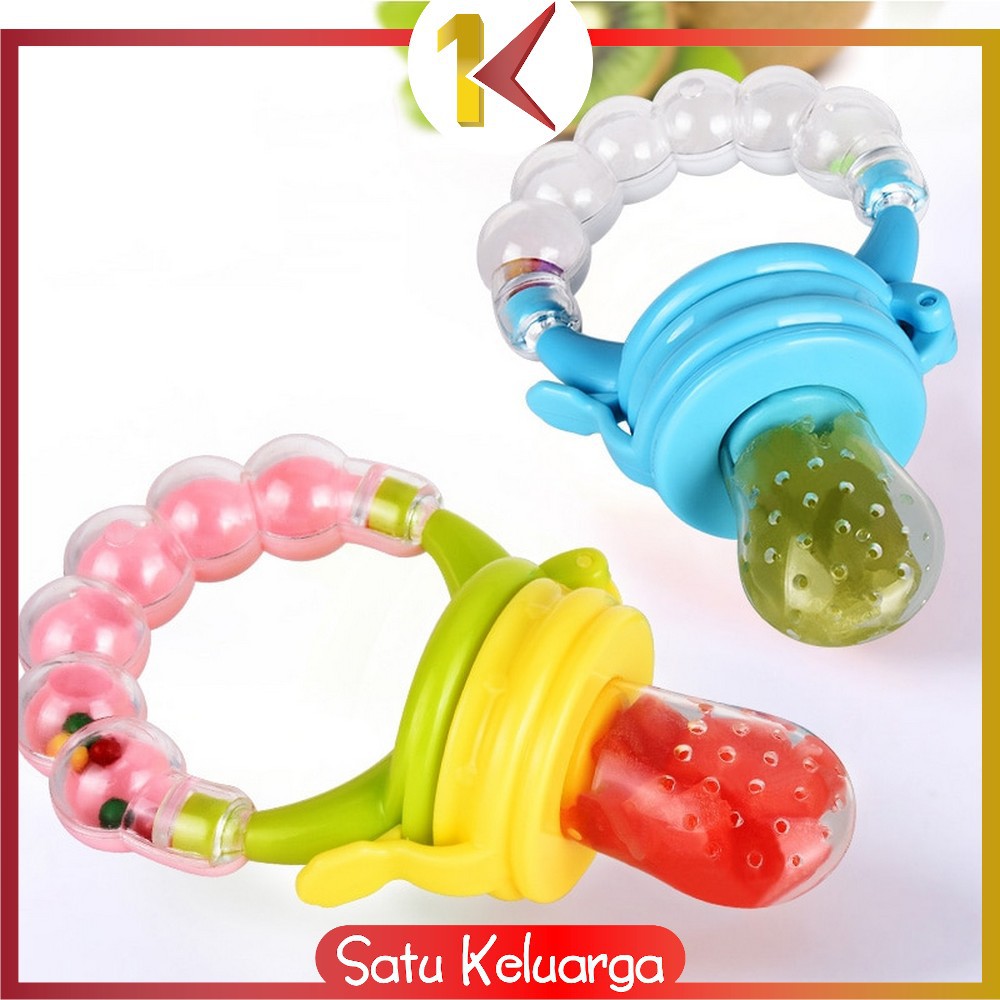 SK-C44-45 Empeng Dot Buah Anak Bayi Baby Fruit Feeder Rattle Teether Kompeng Pacifier Gigitan Bayi-4