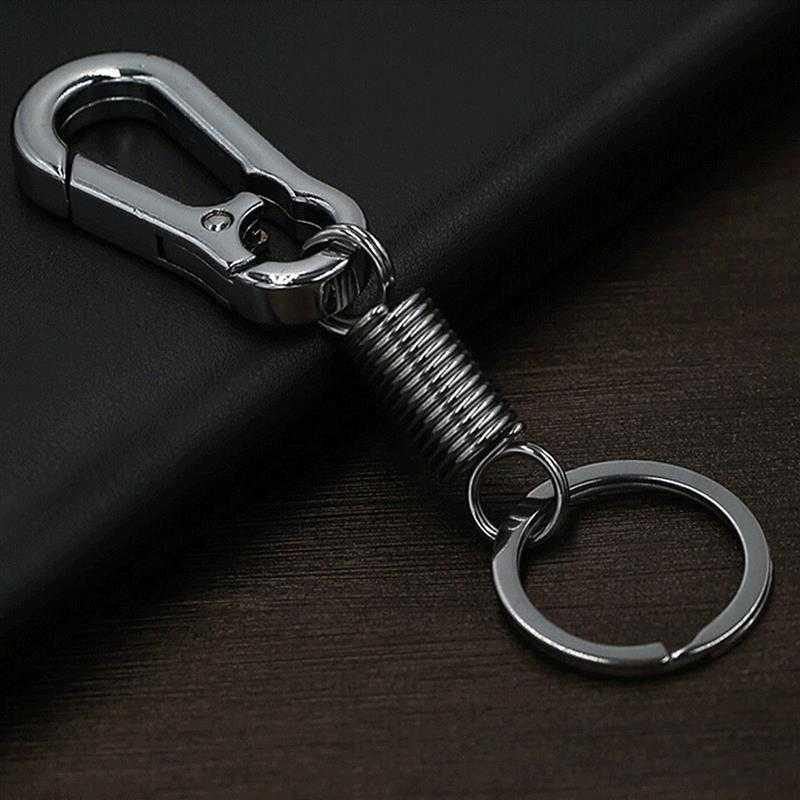 Carabiner Stainless + Pegas Per / Karabiner Alat Pengait Panjat Tebing