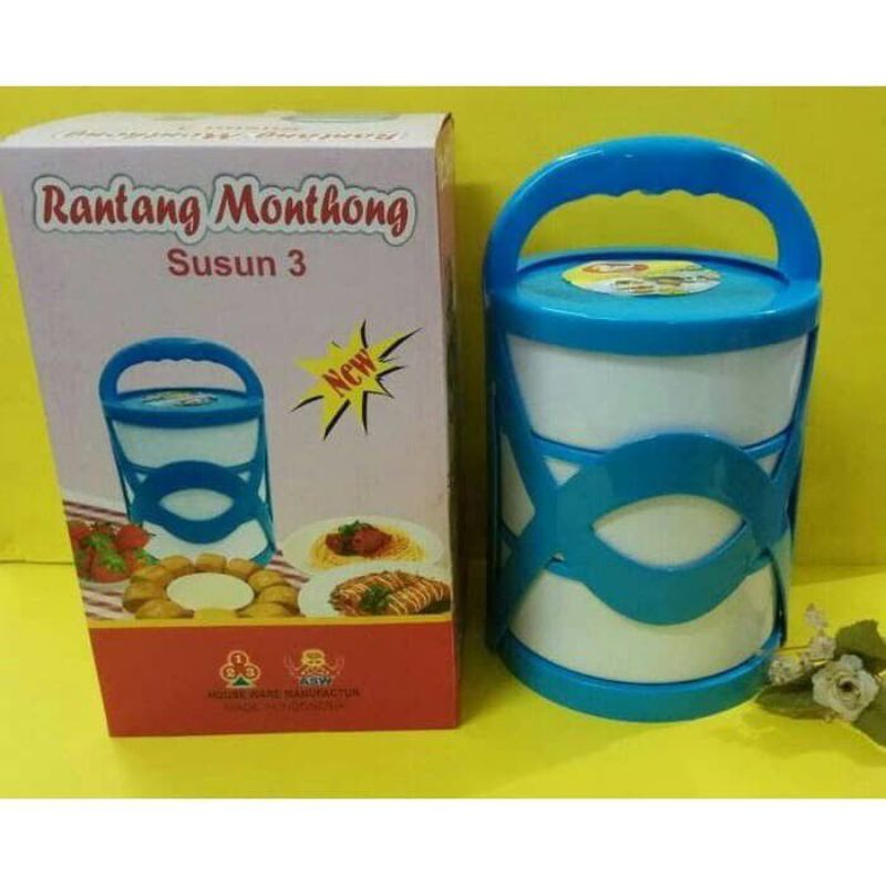 Rantang Monthong Rantang Plastik 3 Susun