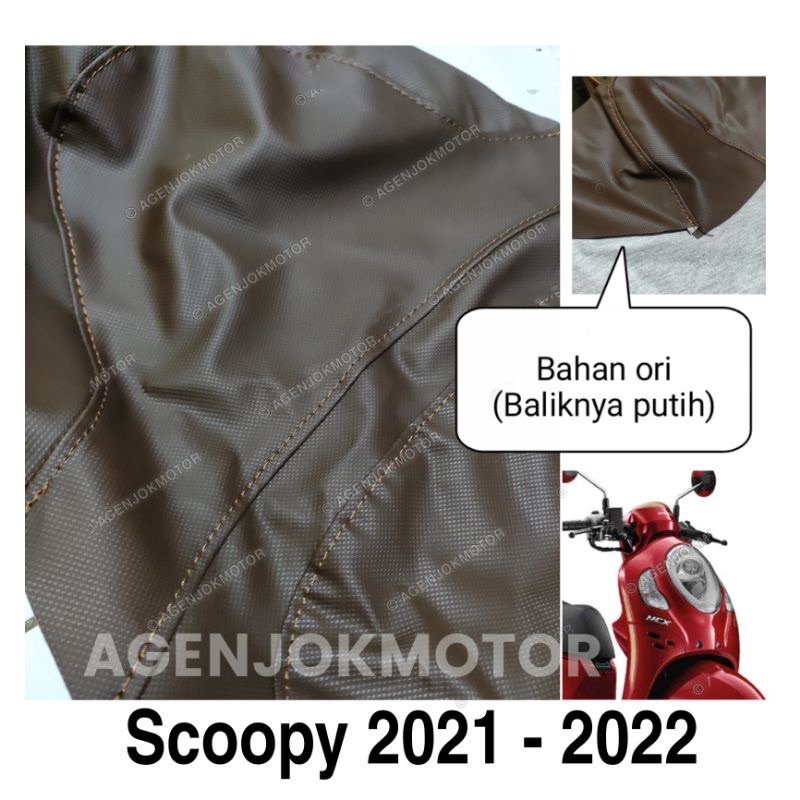 KULIT JOK MOTOR SCOOPY 2021 2022 PRESTIGE