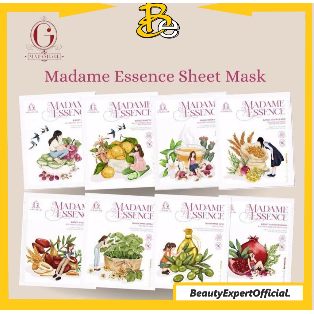 ⭐️ Beauty Expert ⭐️ MADAME GIE Essence Blanket Mask Per Sachet - Skincare Masker