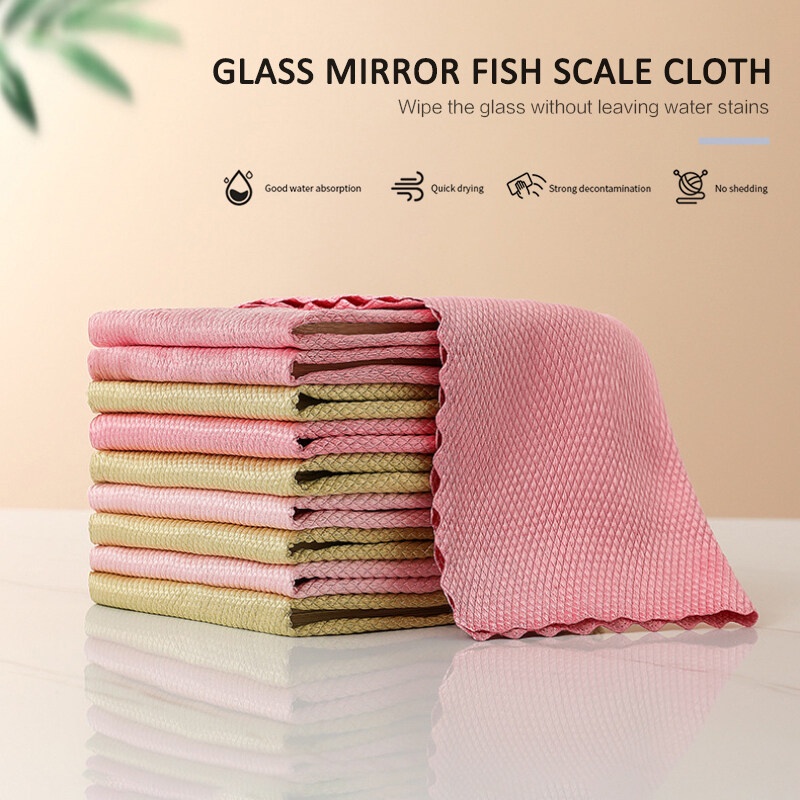 Kain Lap Dapur Microfiber - Kain Lap Piring Anti Minyak Serbaguna