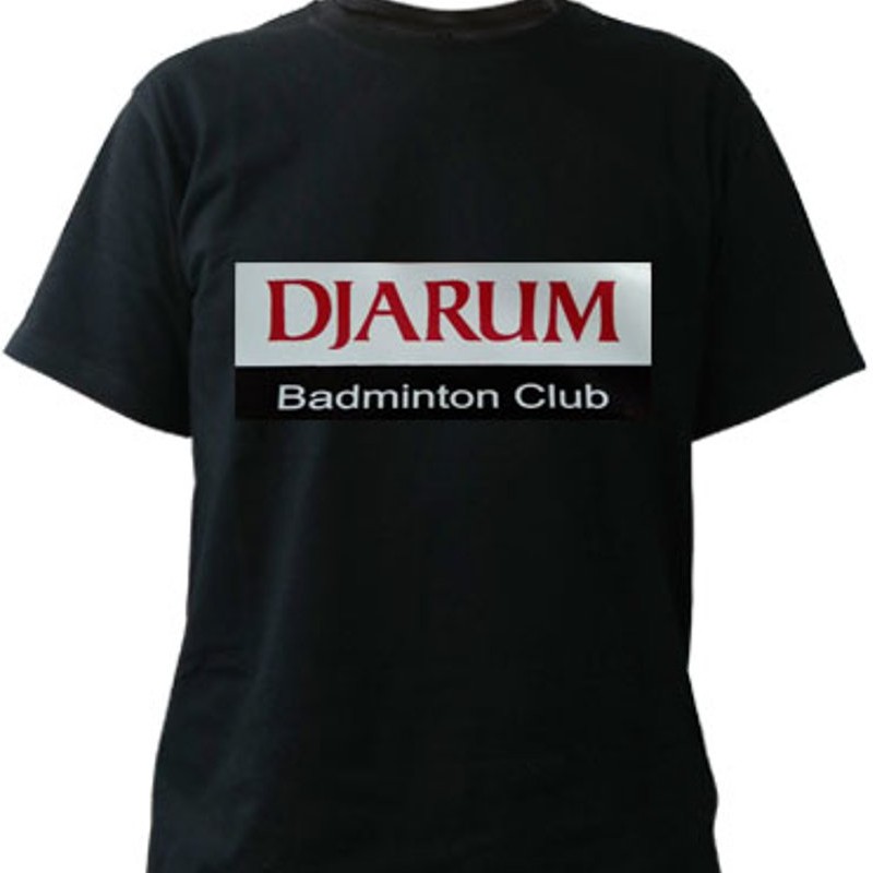 FREE ONGKIR KAOS DJARUM BADMINTON PREMIUM - SOFT COTTON COMBED 30S - HIGH QUALITY - KAOS DISTRO -
