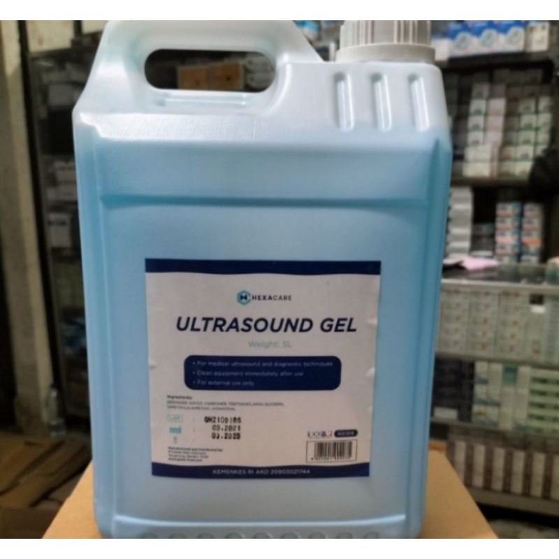 Ultrasound gel hexacare  5 liter/ ultrasound gel