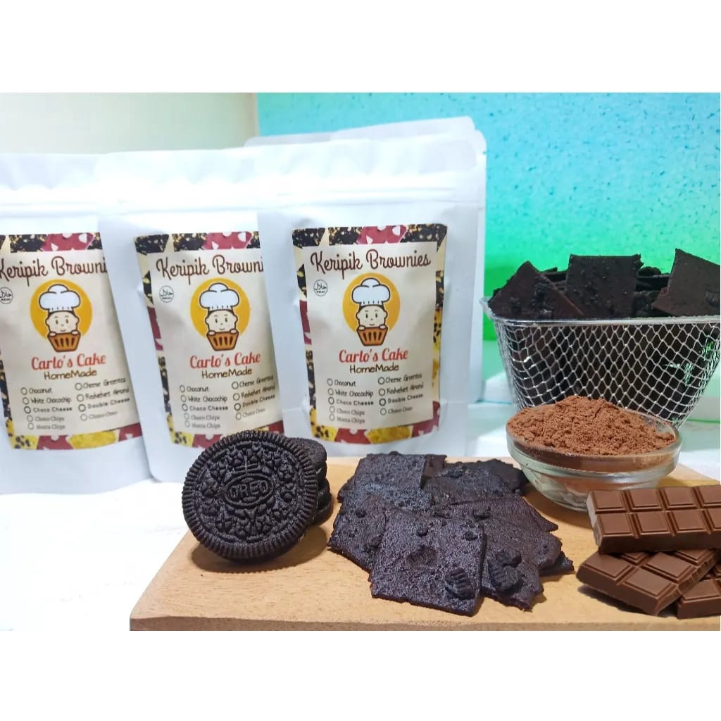 

CSC002 - BROWNIES CHIPS | KERIPIK BROWNIES | Choco Oreo |CEMILAN RINGAN