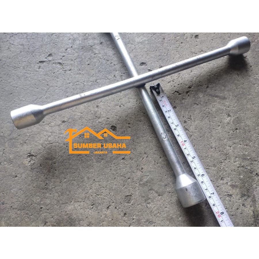 Kunci Roda Mobil Palang Ban Mobil 4 Way Lug Wrench Cross 17-19-21-23mm SUJ