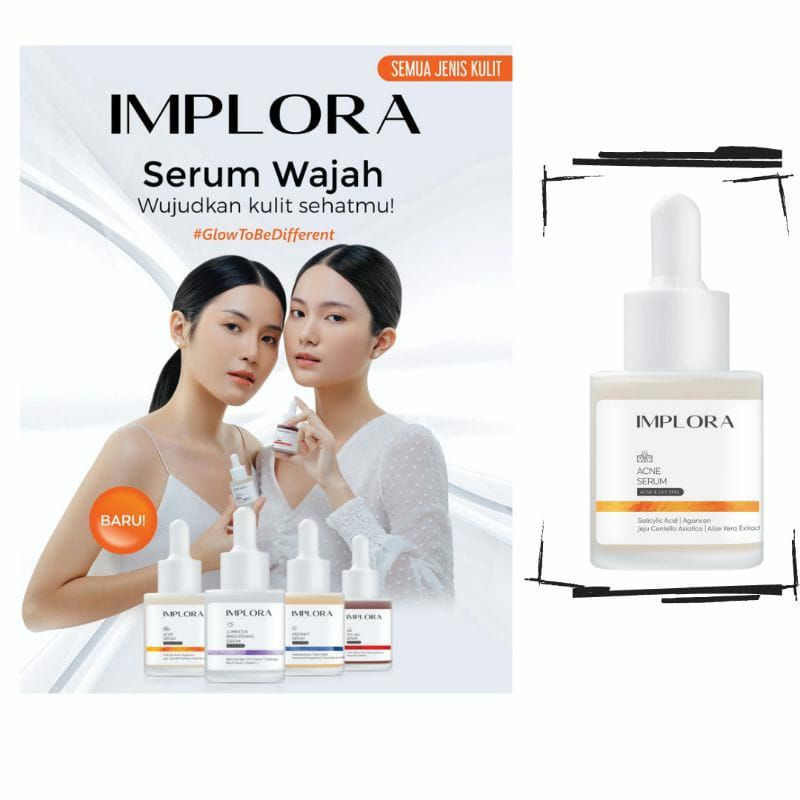 SERUM IMPLORA wajah kecantikan|SERUM IMPLORA official| SERUM IMPLORA acne