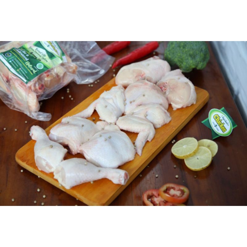 

Ayam Organik Berkah Chicken 800-900gram Potong 9 atau 10
