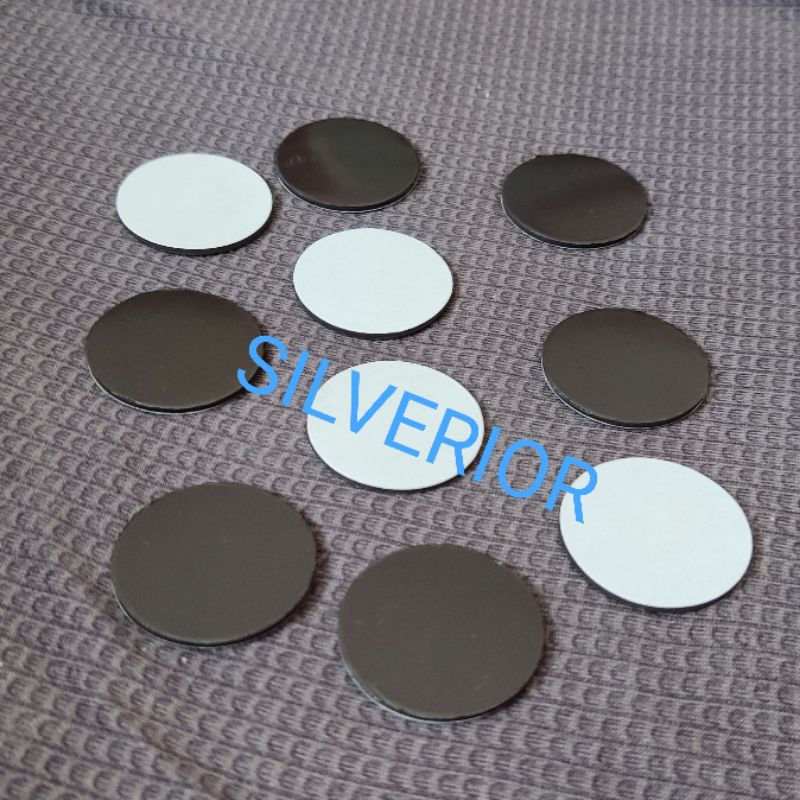 

10 buah Stiker Lakban Isolasi Label Tempel Magnet Bulat Magnetic Tape