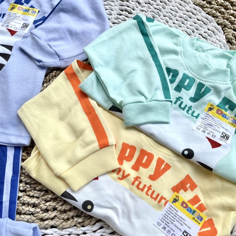 Setelan Baju Bayi Piyama Bayi Lengan Panjang Baju Tidur Bayi DNW BABY