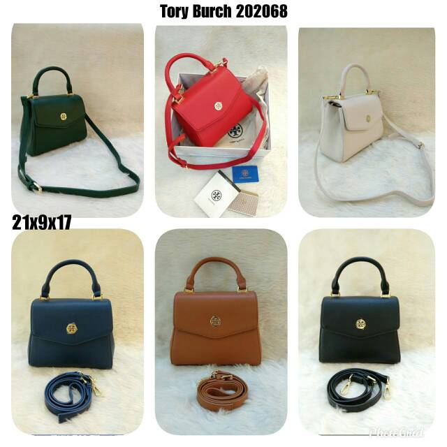 Tas Selempang Tory Burch Robinson Small Top Handle Satchel 

Tas wanita tas import prnium