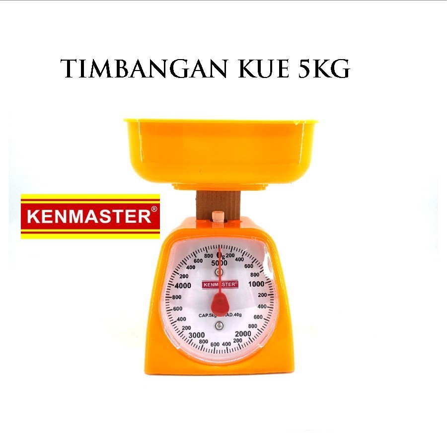 KENMASTER Timbangan Kue 5 Kg / Analaog Kitchen Scale 5000 GR