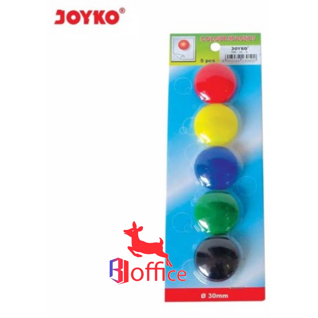 

Magnet Papan Tulis Warna isi 5 Pcs - Magnet Warna
