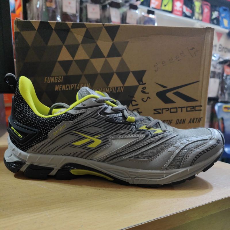 Spotec Raptor Abu muda/hijau cerah