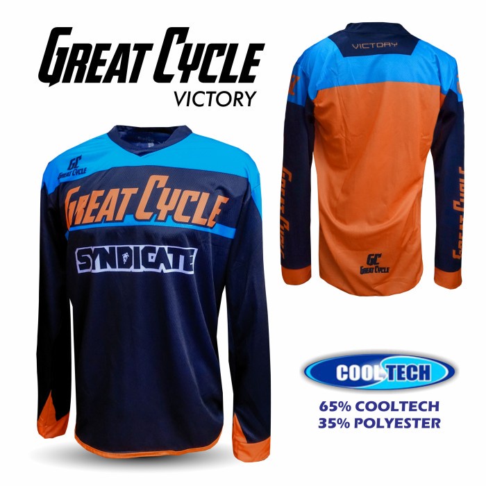 Jersey Sepeda GC-Brand Bahan Octagon GDL Victory