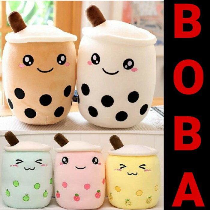 Hot sale Boneka Boba Milk Tea Plush Ukuran L Harga Promo Murah Bahan Yelvo Hanya di toko awal