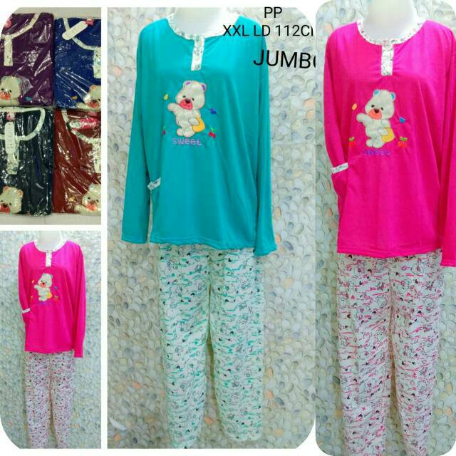 Piyama  / Baju tidur PP Big size jumbo