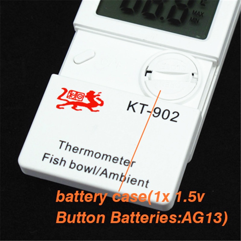 Thermometer Aquarium Termometer Digital LCD Display Indoor Suhu Air