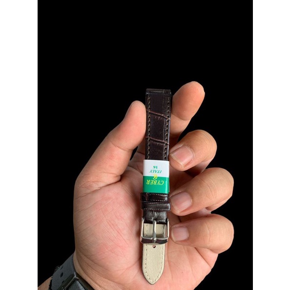 Strap Tali Jam Tangan Kulit cyber ukuran 16MM