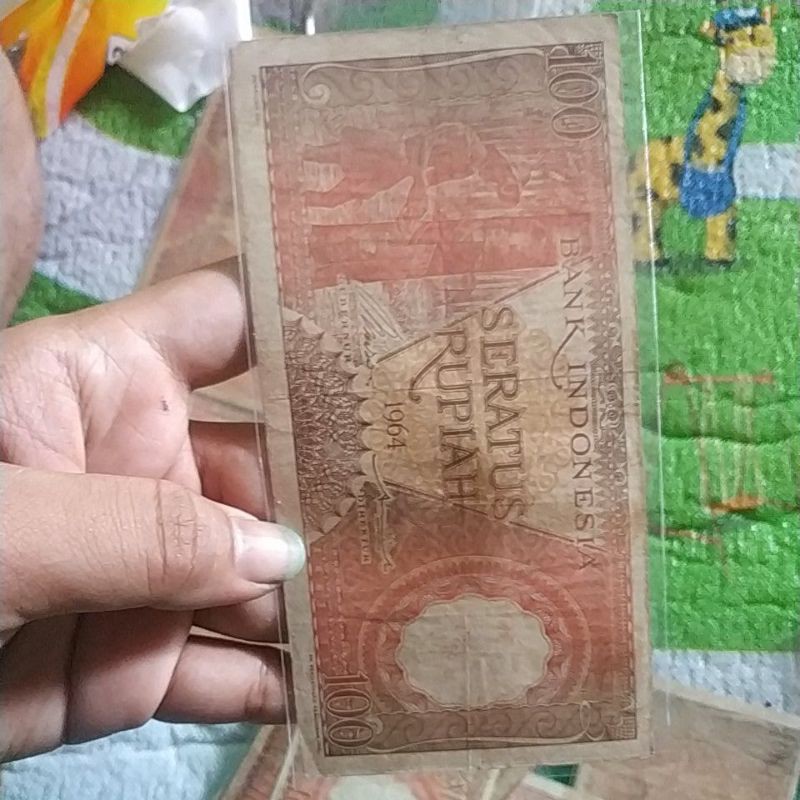 Uang Kuno Rp.100 Perkerja 100 Rupiah Tahun 1958 100 pekerja 100 rupiah pekerja 100 penyadap karet