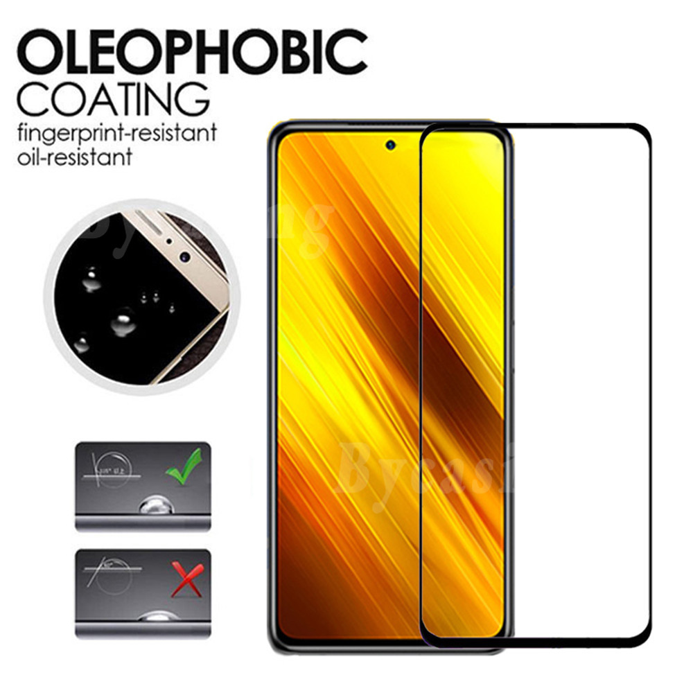 2-In-1 Tempered Glass Screen Protector For Xiami Poco X3 NFC HD Camera Lens Protective Anti Scratch Film BY