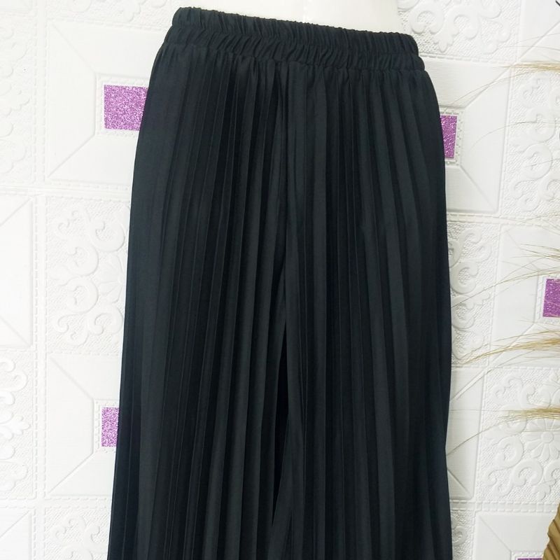 Rok Plisket Premium /Rok Panjang Rempel Besar/ Rok Plisket Premium Maxi Skirt