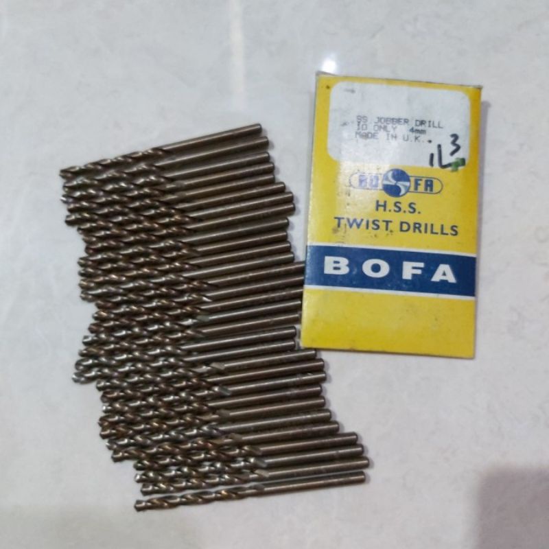 Mata Bor Besi Merk BOFA Made in UK 4mm ORIGINAL