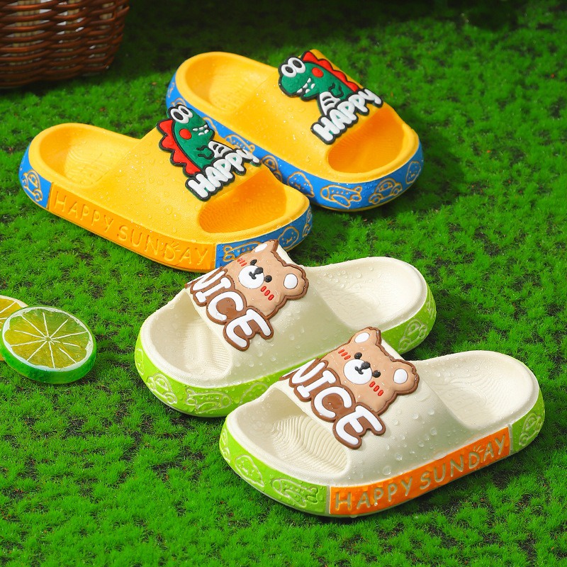 Sandal Slop Anak Perempuan Laki-Laki Motif Lucu