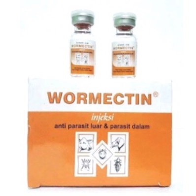 GROSIR Obat Scabies Wormectin 5 ml 1 DUS isi 12