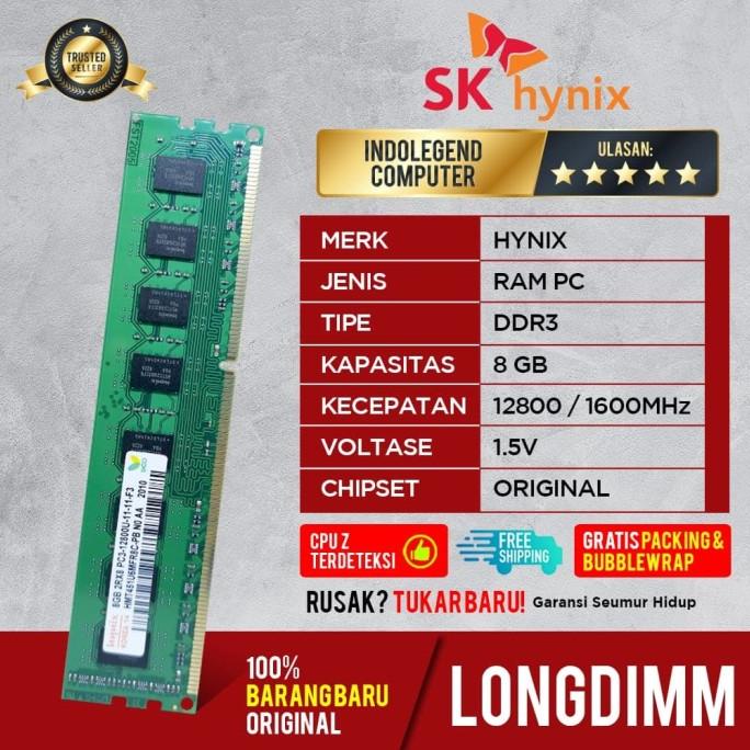 Hynix Ddr3 8Gb Pc12800 Longdim