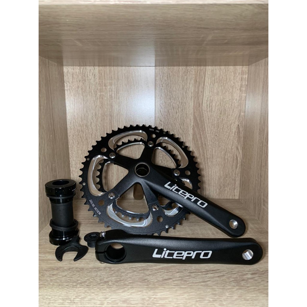 Crankset Litepro Double Crank 53T