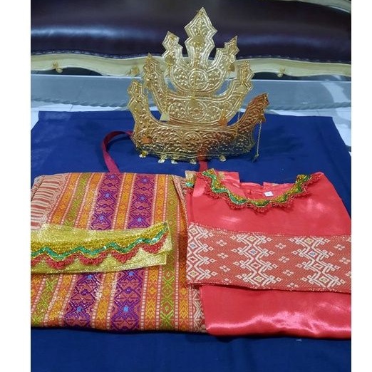 Baju Adat Batak Mandailing Anak TK SD// Pakaian Adat Batak Mandailing