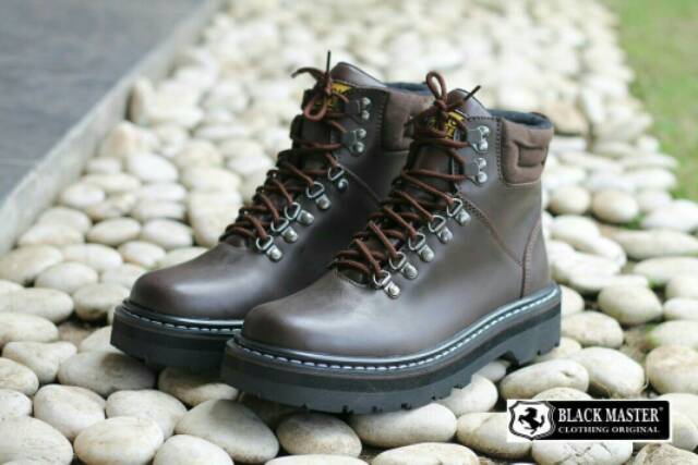 SEPATU BOOT KULIT ASLI BLACKMASTER SPIDER ORIGINAL