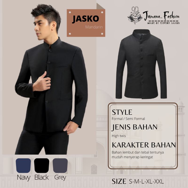 JASKOKO MODERN PRIA | KOKO MANDARIN | KOKO SANTRI | KOKO HITAM POLOS | JASKO PRIA MODERN | JASKO MOD