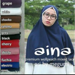HIJAB BERGO ALAZHAR/jilbab bergo maryam renda non ped | Shopee Indonesia