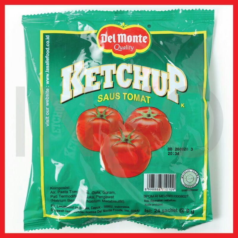 

DELMONTE TOMAT SAOS SACHET - 24's x 9gr